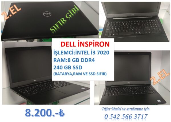 2.EL DELL İNSPİRON 3581 NOTEBOOK
